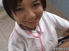 Chinese Nudes presents: Asian nurse is sucking and titty fucking the cock