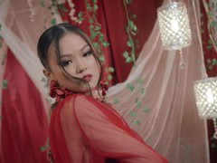 Chinese Nudes presents: Hairy japanese model luly chu spreads legs to ride a white dick