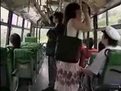 Chinese Nudes presents: She strokes him and he fingers her on the bus