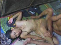 Chinese Nudes presents: Asian girl fucked outdoors with deep cock pounding