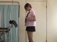 Chinese Nudes presents: Asian teen having her pussy examined